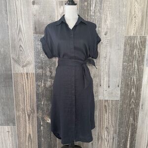 Lauren Ralph Lauren Belted Linen Shirtdress